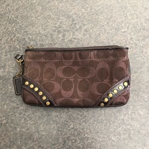 Brown Coach Wristlet- SOLD